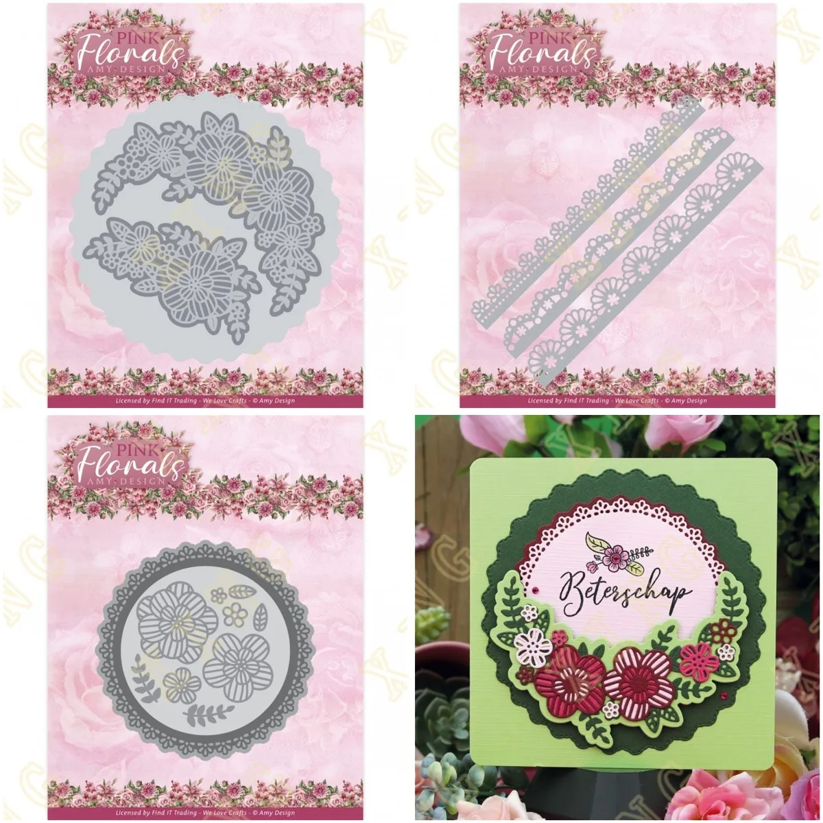 

Floral Border Floral Elements Metal Cutting Die Scrapbook Embossed Paper Card Album Craft Template Cut Die Stencils New for 2024