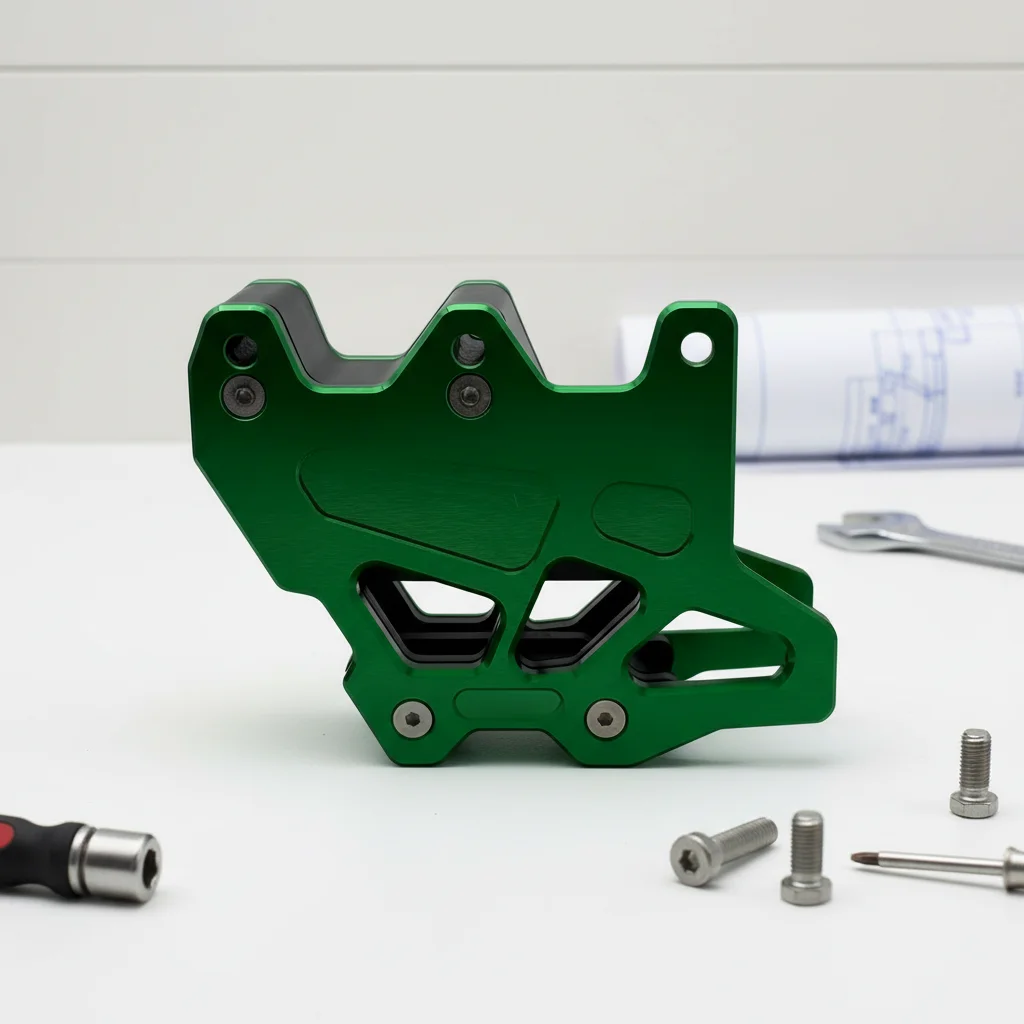 CNC Aluminum Alloy Chain Guide for KLX250 (06-20)-High Quality Motorcycle Retrofit/Upgrade Part