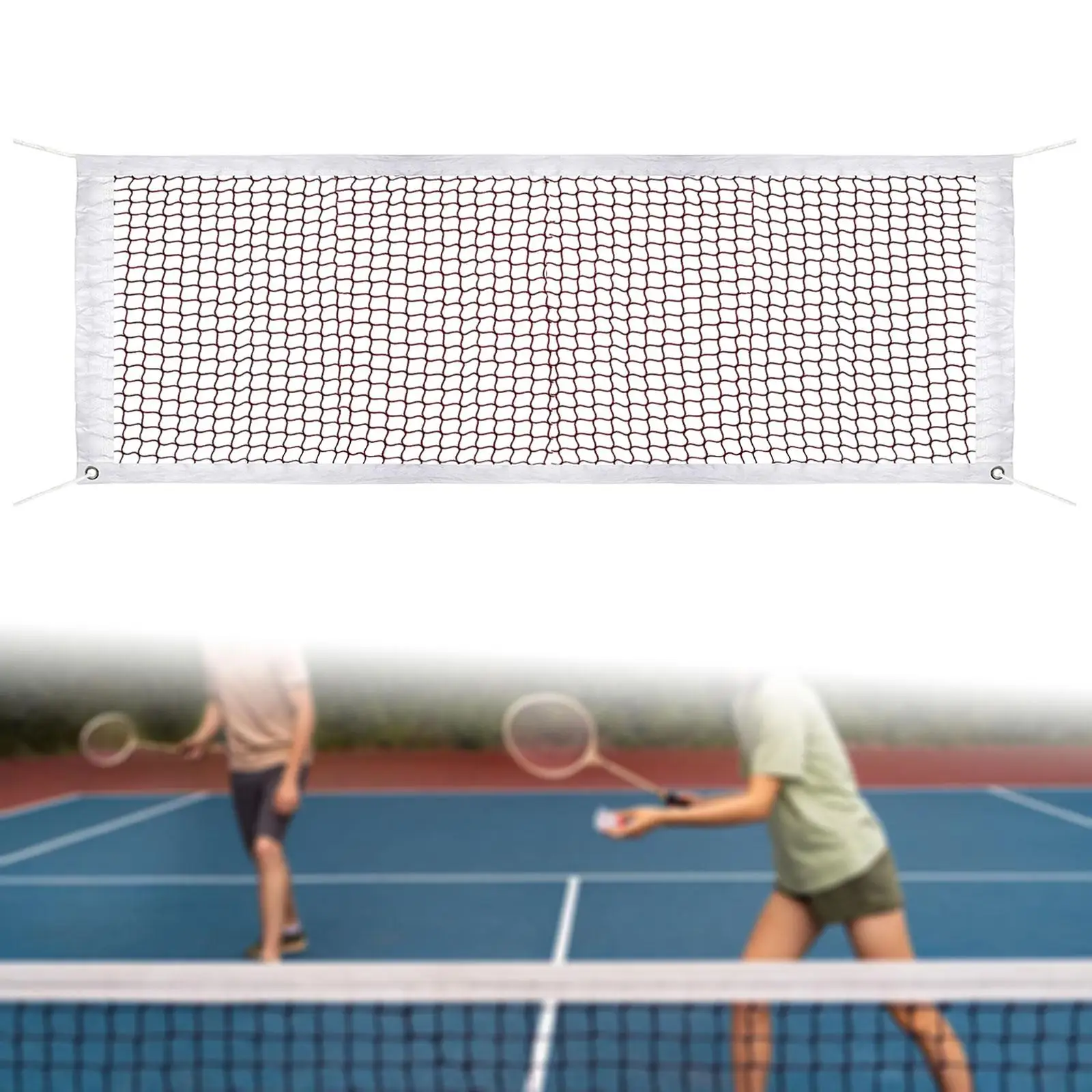 

Badminton Replacement Net Sport Training Net Easy Installation for Adults Convenient 610x76cm Portable for Backyard Elastic