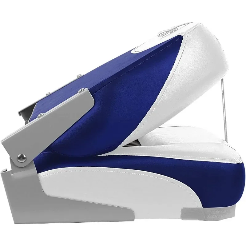 Deluxe Low/High Back Boat Seat, Fold-Down Fishing Boat Seat