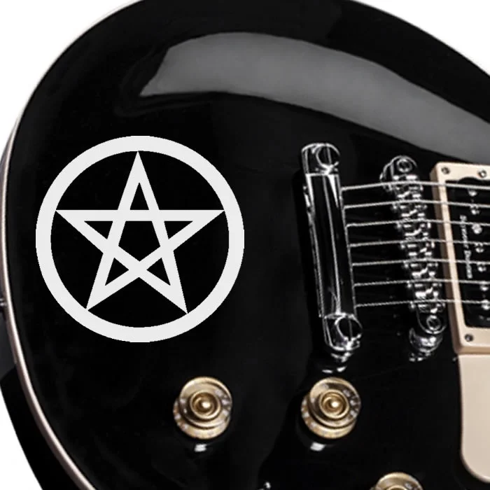 Car Pentagram and motorcycle sticker