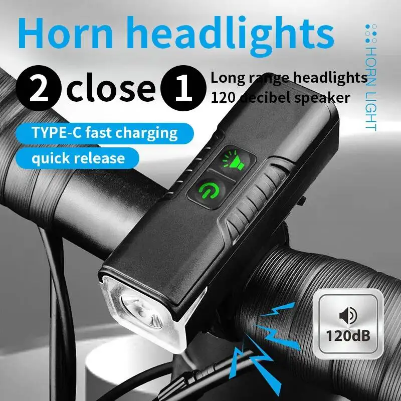 ESLNF Light 4800Mah Flashlight Waterproof Charging MTB Front Bicycle Cycling Bike Lamp Accessories