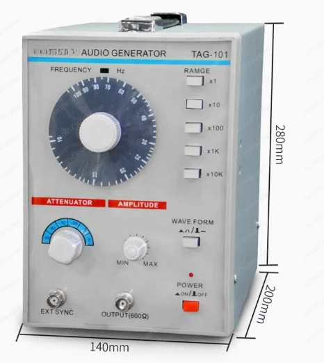 TAG-101 Генератор низкочастотных функций, цифровой генератор сигналов, аудиофункция, измерение 10 Гц-1 МГц переменного тока 100–240 В