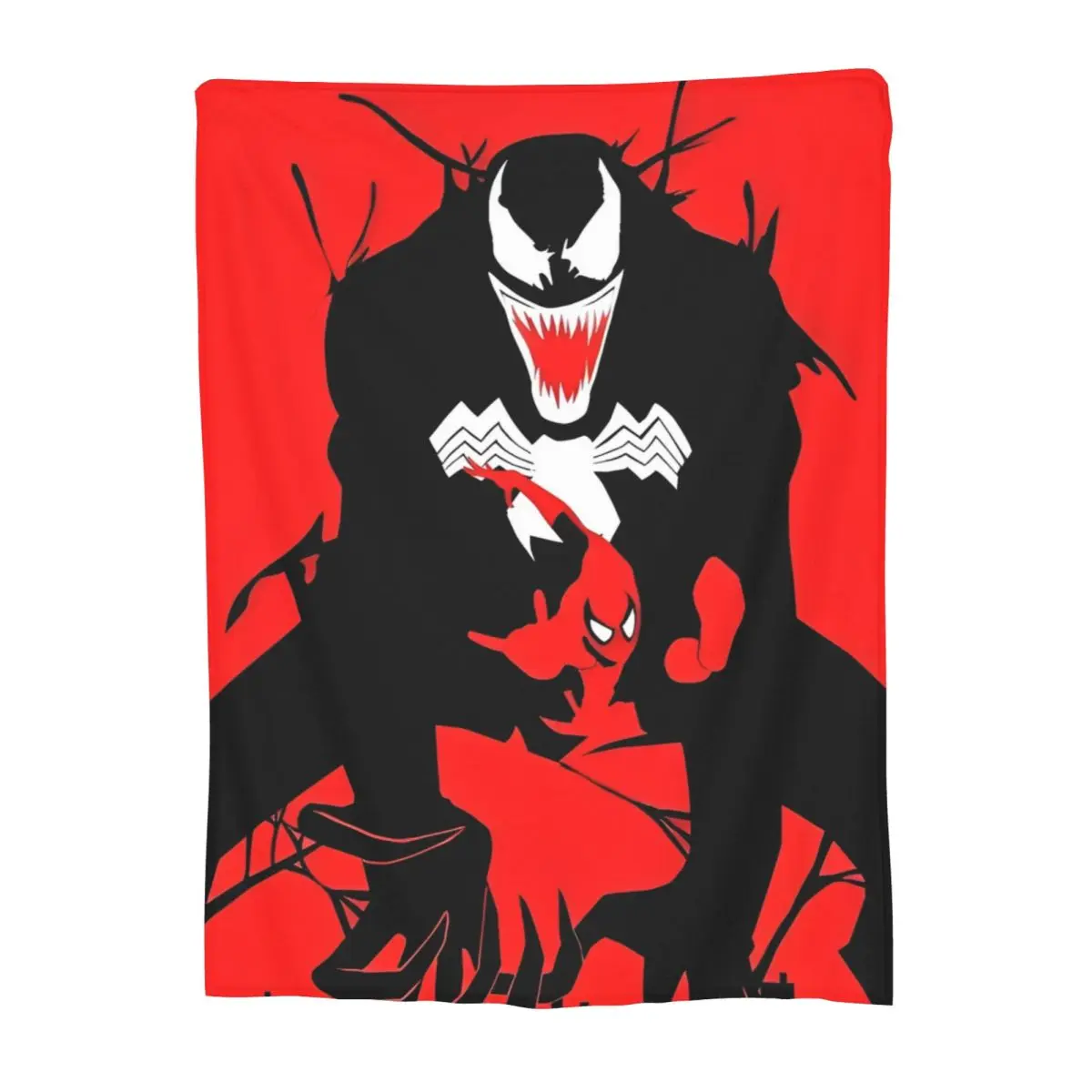 Rising Spider Venom Symbiote Antihero Spiderman Comic Velvet Throw Blanket Blanket for Bed Travel Super Soft Bedspread