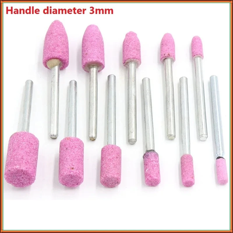 Assorted Ceramic Mounted Point Grinding Head Abrasive Stone 3‑12mm for Mini Drill Rotary Tool Metal Polishing Deburring Bit