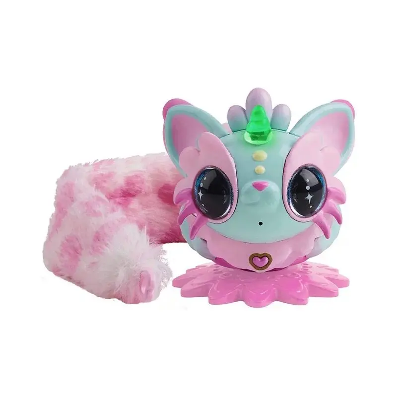 本物の Wowwee Pixie Belles インタラクティブフォックストイ ウェアラブルマジックエルフ 電子音と光のアクションフィギュア キッズガールギフトトイ