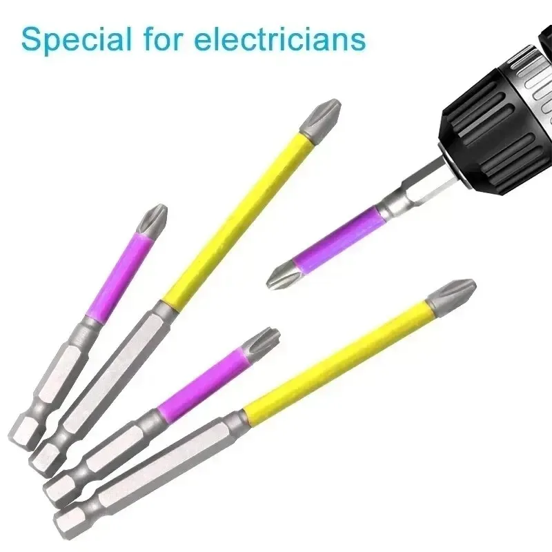 

10 шт., 65-110 мм для отвертки, крестообразная магнитная катушка, набор инструментов для разборки электрика, шестиугольная ручка, противоскользящая