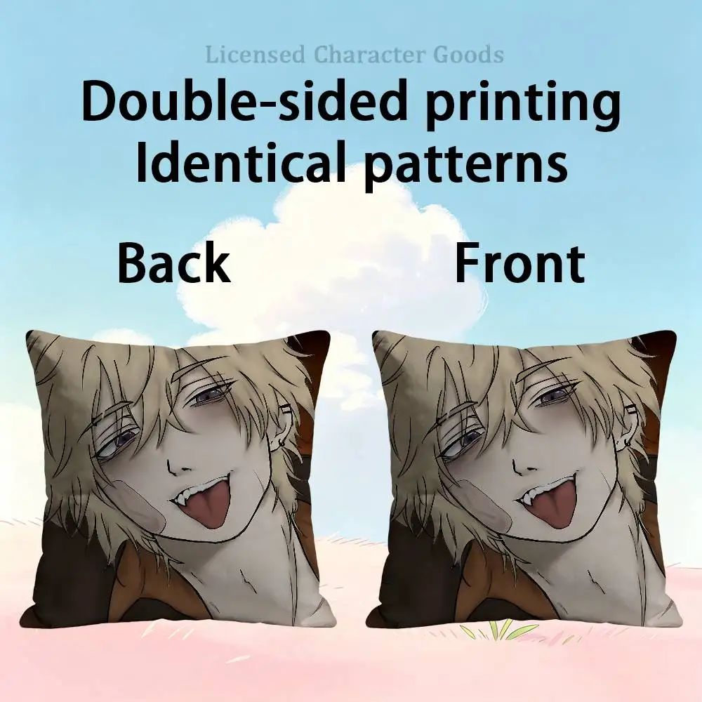 S-Sousth P-Park K-Kenny M-McCormick Fanrat Print Cushion Cover Aesthetic Bedroom Decor 30x30 65x65 40x40 45x45 50x50 cm