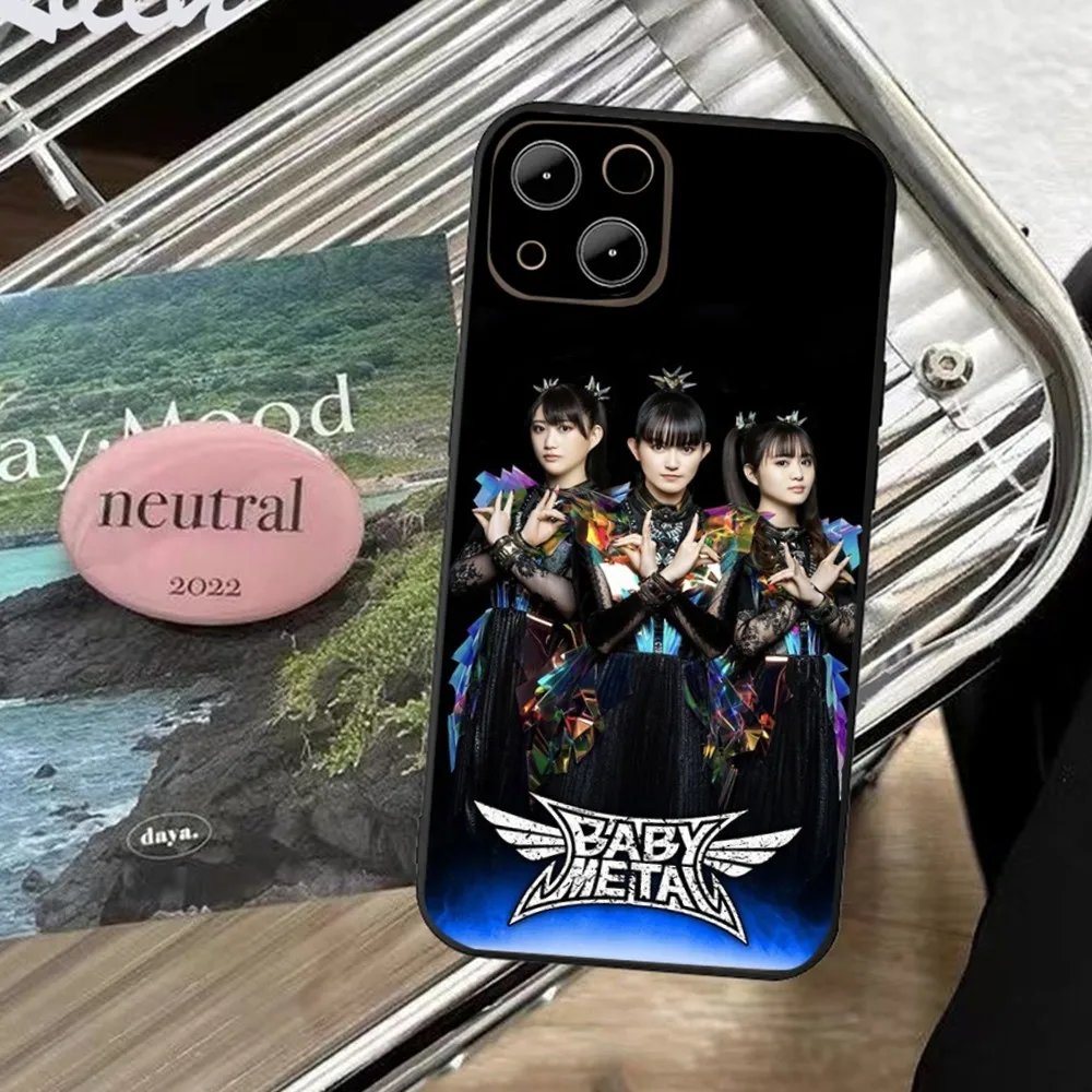 B-BABYMETAL R-Rock Band  Phone Case  For IPHONE 15,13,14,12,Mini ,11, Xr, X ,Xs Pro Max 8, 7 Plus Back Cover