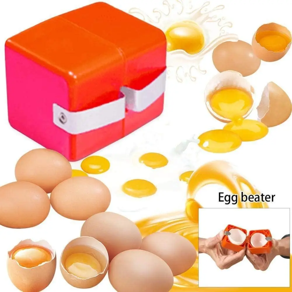 Creative Cute Egg Shell Opener Kitchen Baking Tool Stainless Steel Egg Peeler Household Eggshell Opening for Raw Eggs