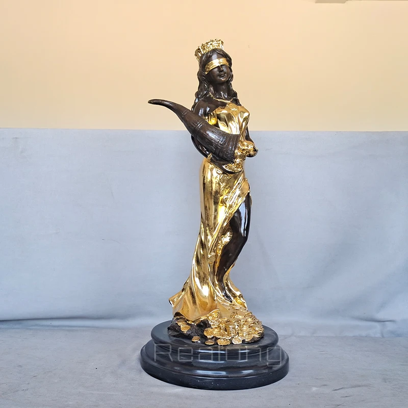 

55cm Bronze Tyche Statue