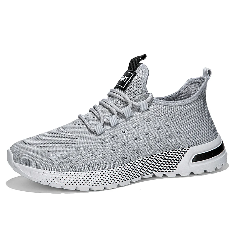 

Новая весенне-осенняя мужская повседневная спортивная обувь, мужская обувь для бега на плоской подошве большого размера и модные лоферы.