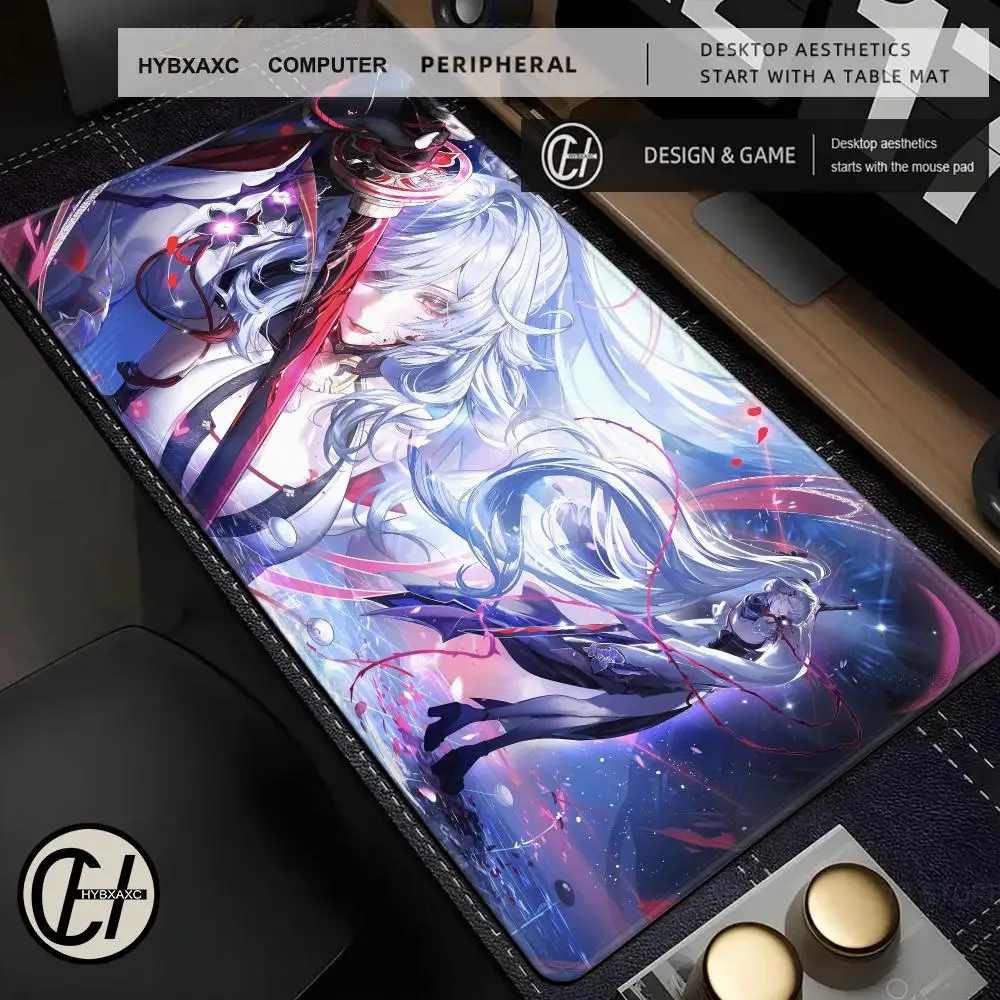 Zankou Gaming NTE Neverness To Everness Anime Girl Mouse Pad Non-Slip Base Rubber Office Mousepad HD Printing Overlock Desk Mat