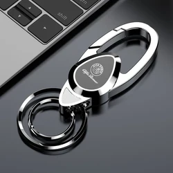 Fashion Car Key Chain New Style Unisex Bag Gifts KeyRing Auto AccessoriesFor Alfa Romeo Sportiva Giulia Giulietta 159 156 Stelvi