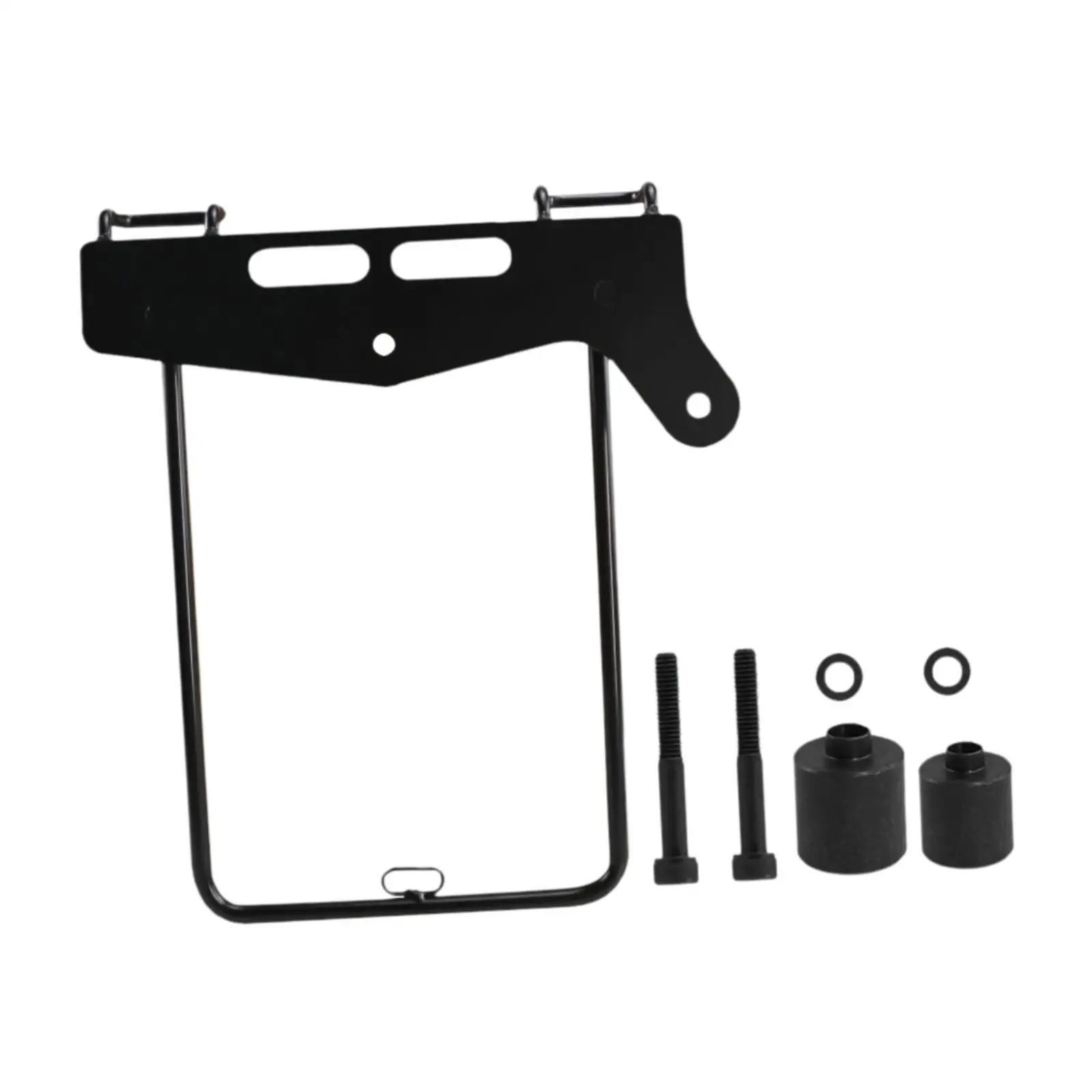 Motorcycle Side Bag Support Left Side Saddlebag Rack Rear Side Pannier Racks Replacement Assembly Bracket for Eliminator/SE