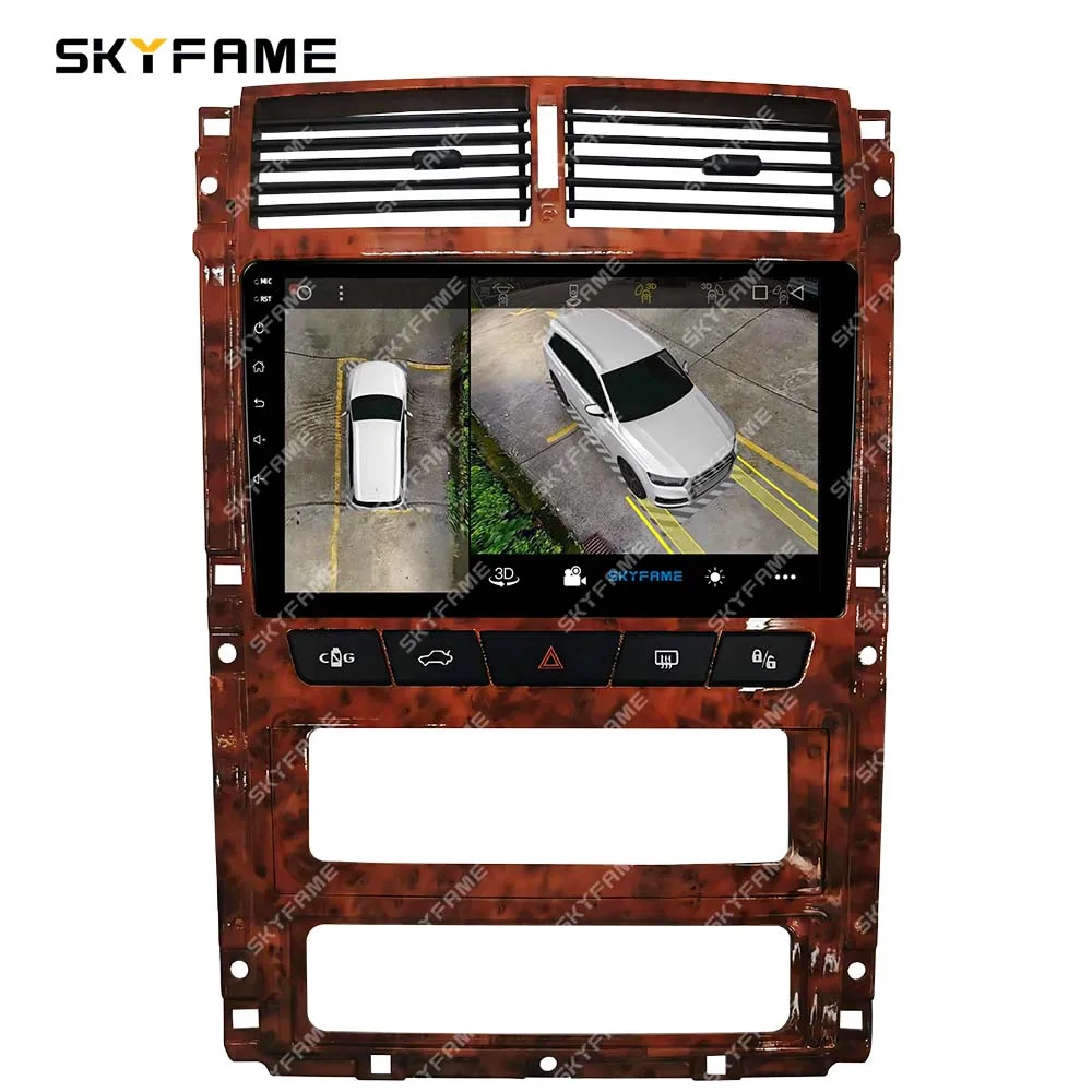 SKYFAME автомобильная рамка, адаптер для фасции, декодер, Android радиоприемник, комплект панели для приборной панели для Peugeot 405