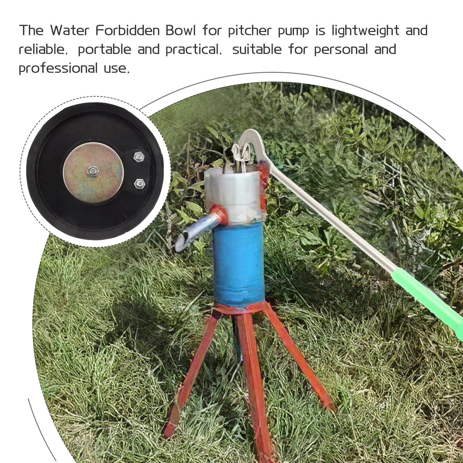 

2Pcs Water Pump Forbidden Bowl Durable High-Grade Material Easy Install Long-Lasting Seal Effect Universal Water Pump Accessory