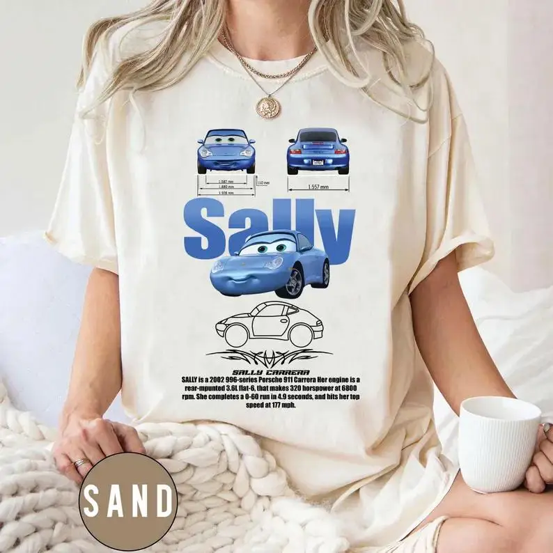 

Толстовка McQueen and Friends, футболка для пары из фильмов «Машины», топы унисекс для всех сезонов, уличная одежда, футболки с рисунком Харадзюку