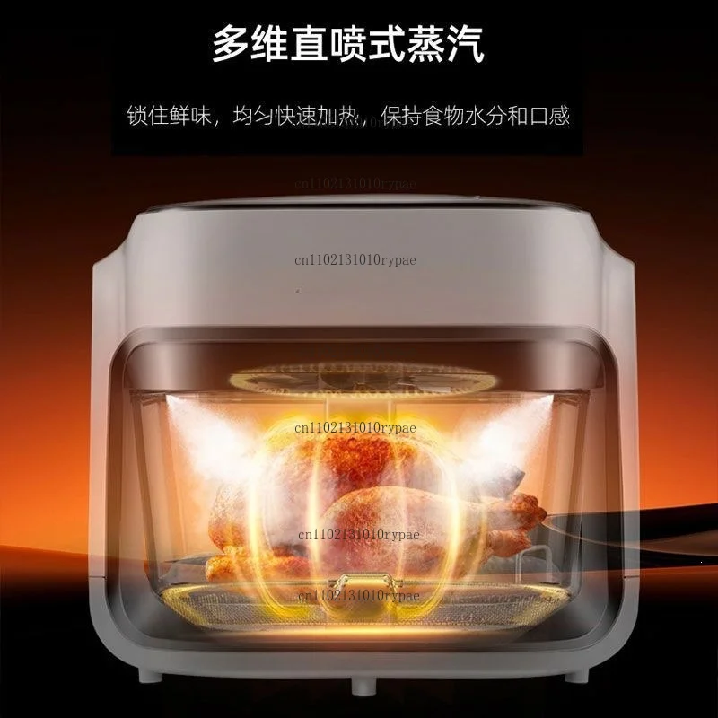 New Household Large-Capacity Visual Air Fryer with Steam & Roast Functions(Intelligent Steam Model)