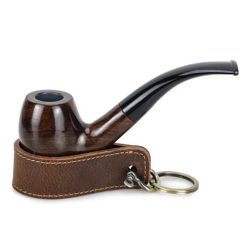 Boat-Shaped Pipe and Smoking Accessories Storage Pouch—Multifunctional Wrist Strap, Travel-Friendly, Genuine Leather Pipe Pouch - view 5