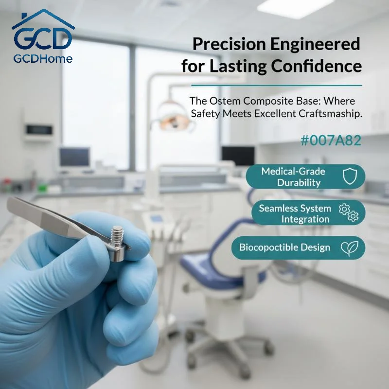 Composite Implant Abutment Components Universal Fit Eco Friendly Material for Dental Clinic Lab Restoration Surgery