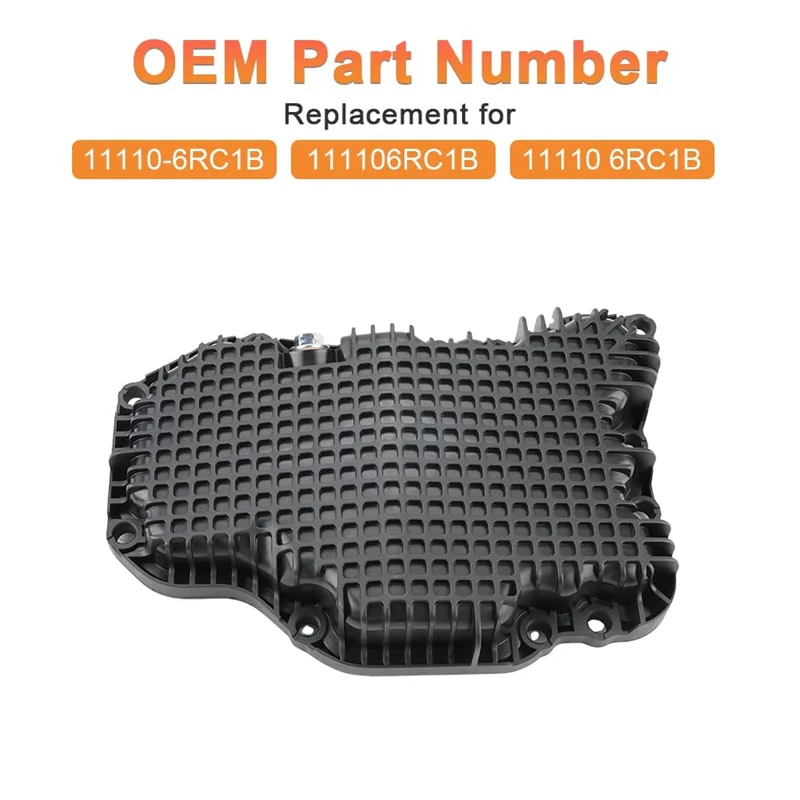 

Сменный масляный поддон двигателя с прокладкой для Nissan Rogue 1.5L 2023-2024 - включает номер детали 11110-6RC1B 111106RC1B 11110-6RC1B