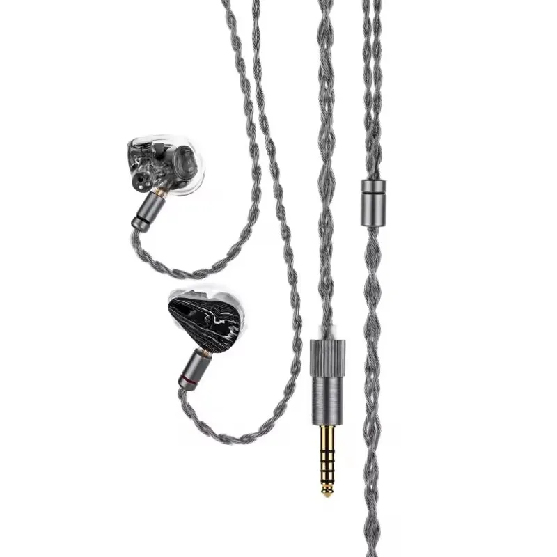 MOONDROP DARK SABER 2DD+8BA (لكل جانب) سماعة أذن داخل الأذن مرجعية مع كابل 0.78 2Pin