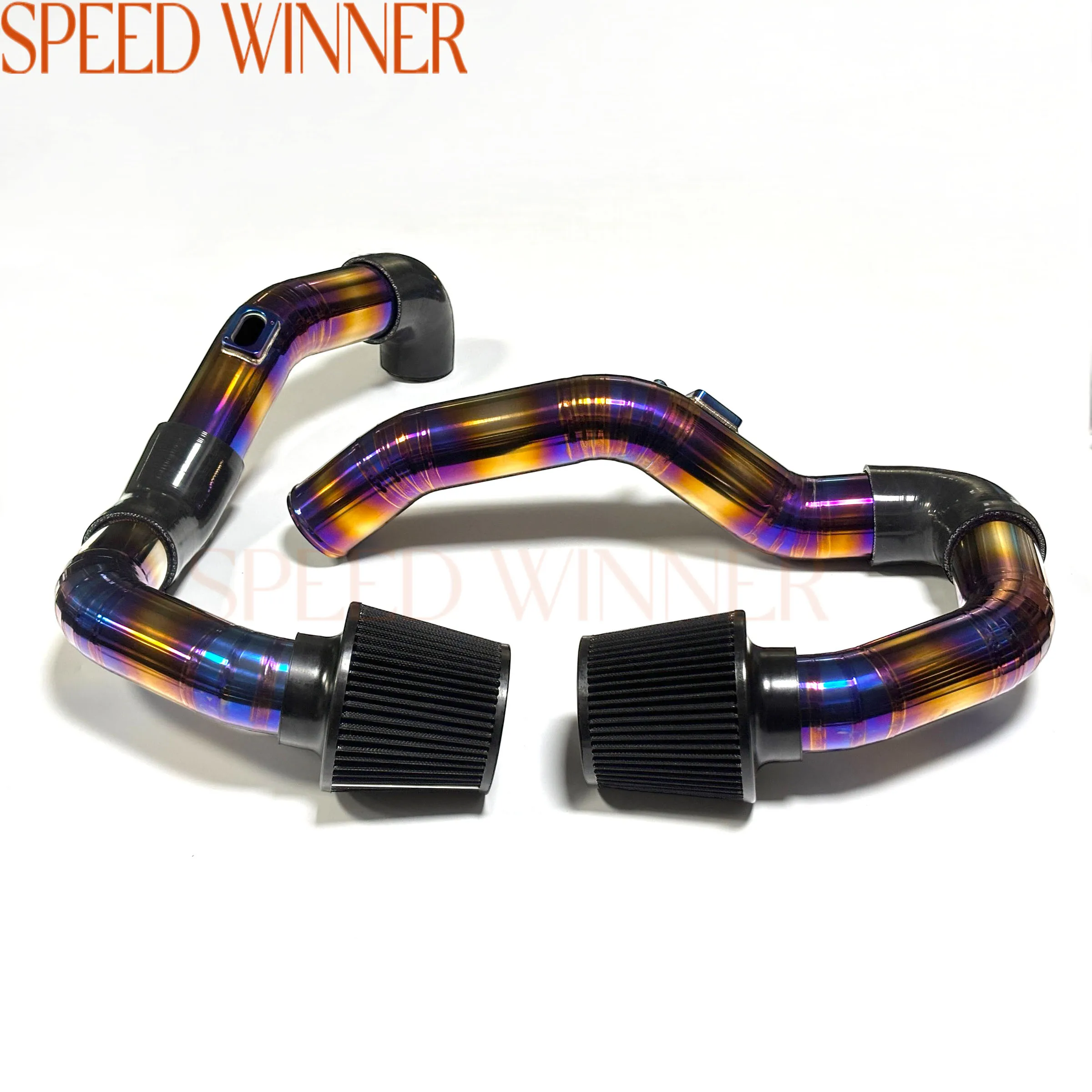 

High Performance S55 Engine High-Flow Titanium Front Mount Air Intakes Kit for BMW F87 M2 M2c F80 M3 F82 F83 M4