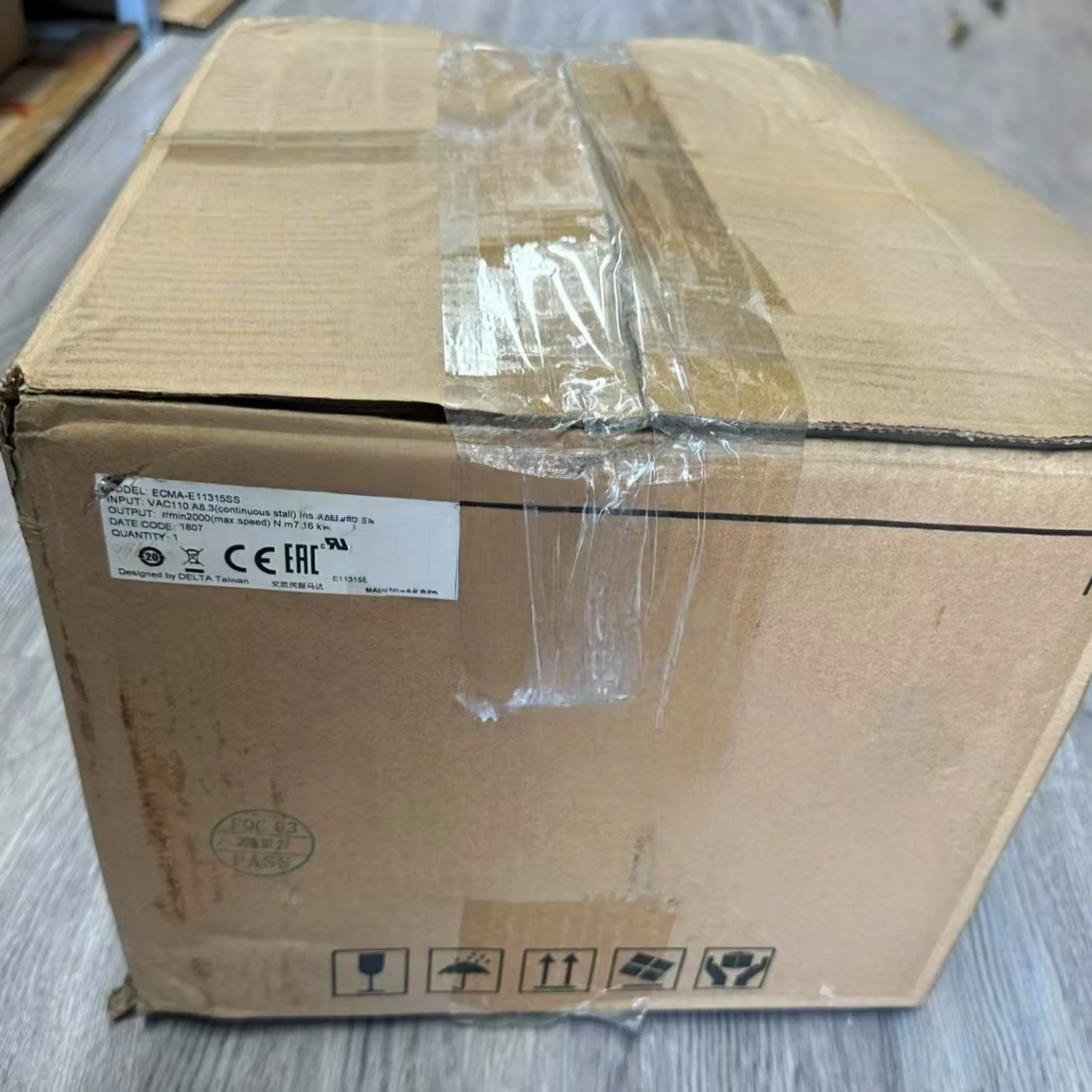 

Servo motor new in stock ECMA-E11310RS ECMA-E11315SS