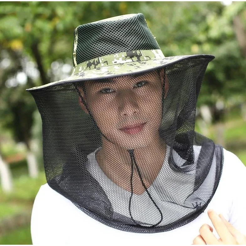 Beekeeping Tools, Anti-mosquito Headgear, Net Cap, Anti-mosquito, New Beekeeper Honey, Anti-bee Hat, Face Net, Sun Hat Work, Fac
