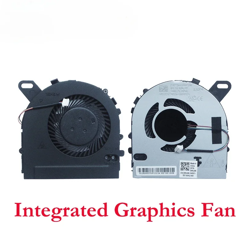 Reemplazo del ventilador de refrigeración de la CPU para Dell Inspiron 14 7460 7472 14-7460 14-7472 Series Fan P61F P74G