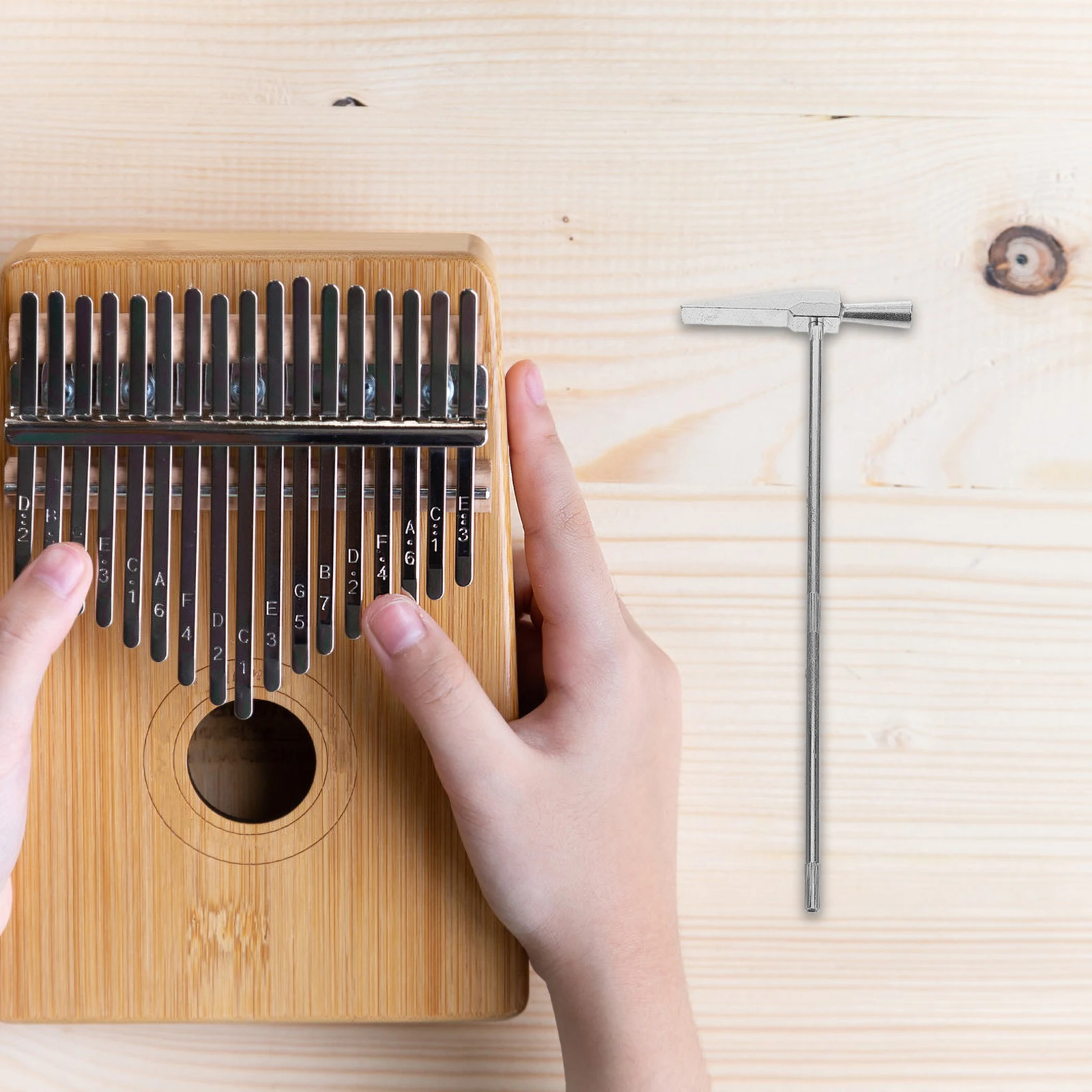 

Thumb Hammer for Kalimba Metal Tuning 15 17 Keys Durable Precision Musical Instrument Accessories Piano Tools Sound Maintenance