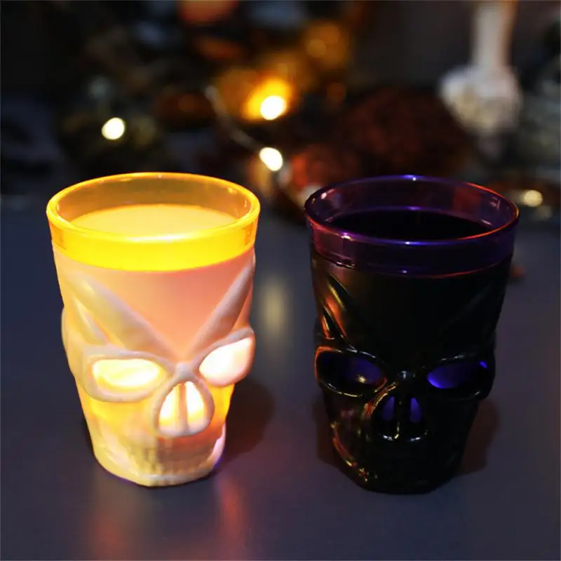 Decorations Originality Led Light Ghost Props Best Seller Creepy Bar Supplies Horror Ornaments Bright And Safe 7 * 5.5cm Pvc 40g