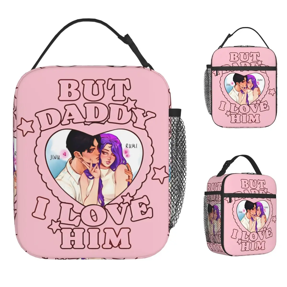 mas-papai-eu-amo-demon-cacadores-jinu-e-rumi-lancheira-feminina-escola-saco-termico-diversao-a-prova-dwaterproof-agua-sacos-de-almoco-termico