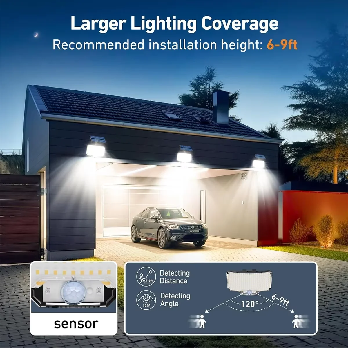 Lampada Solare da Parete 234LE - Outdoor Lighting With Motion Sensor recensione e prezzo