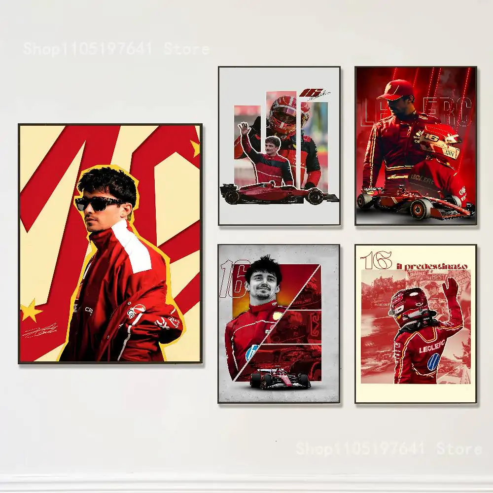 

C-Charles Driver L-Leclerc 16 Poster Prints Wall Art Picture Painting Gift Living Room Restaurant Bar Large Dec Sticker
