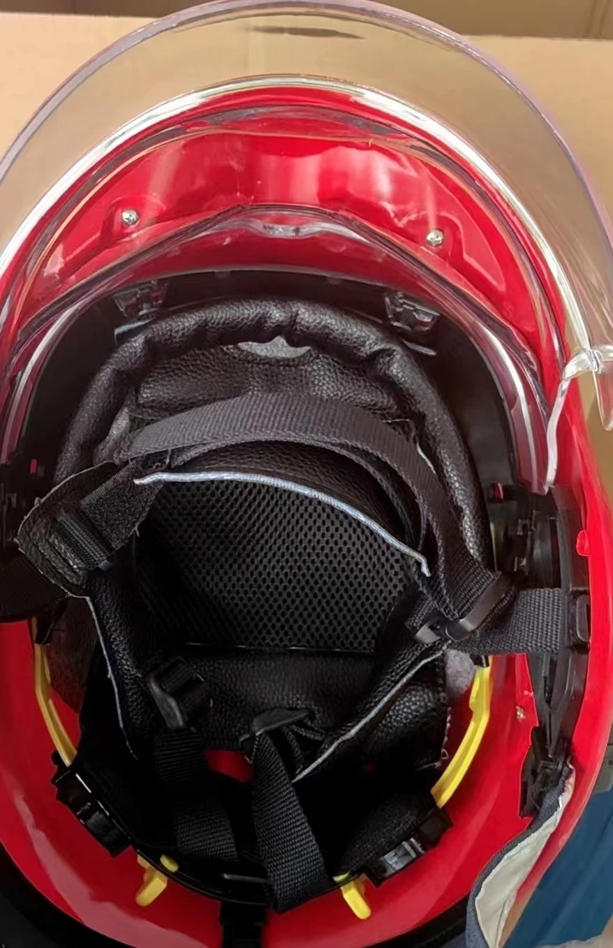 Fireman Helmet with Double Goggles