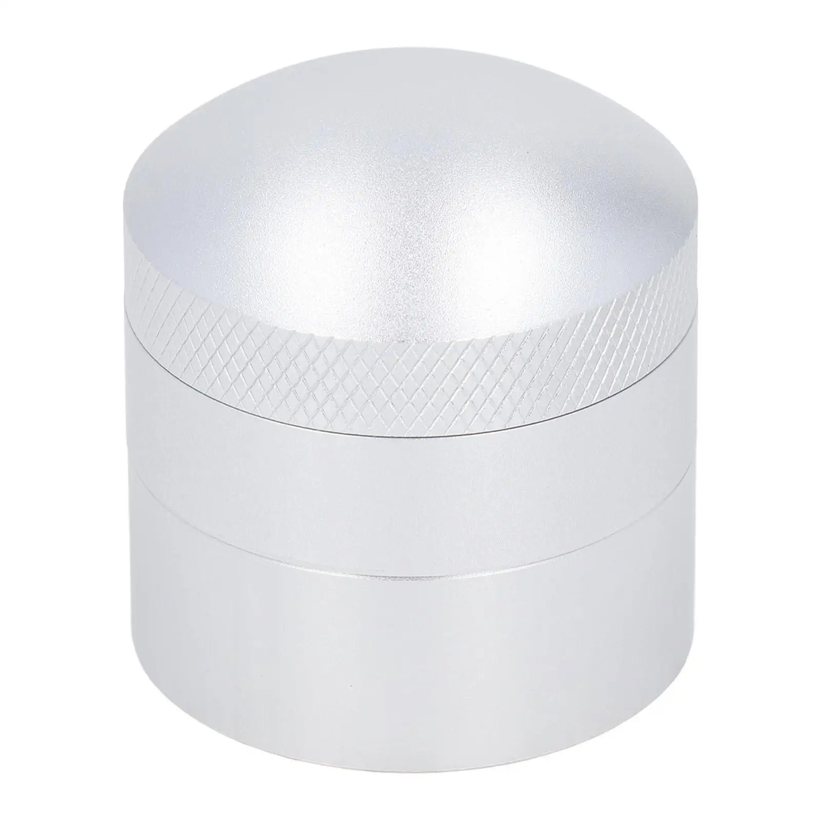 أداة تقليب القهوة المحمولة المصنوعة من الفولاذ المقاوم للصدأ مع أداة تشتيت فعالة مقاومة للصدأ للمشروبات الساخنة باللون الفضي