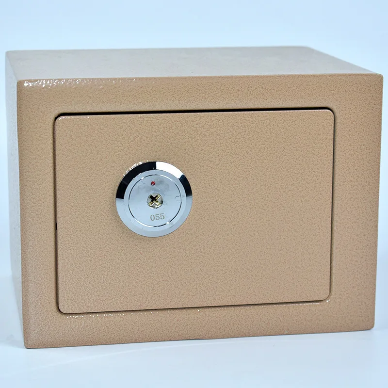 T17 Home Office Small Key Lock All Steel Anti-theft and Anti-skid Safe Deposit Box Storage Box Into The Wall