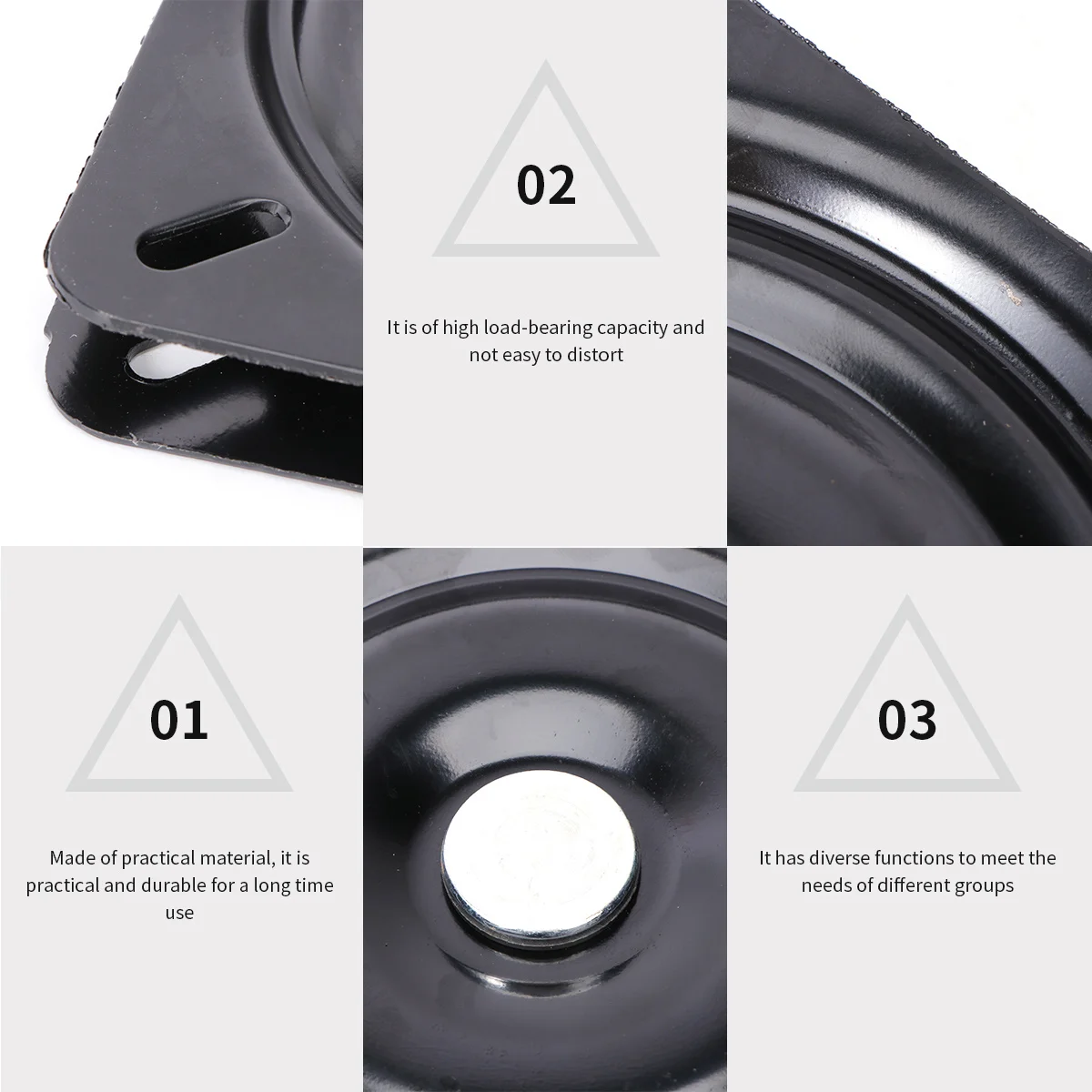 

Bearing Turntable Heavy Duty Rotating Plate High Load Capacity Stable Rotation Durable Ball Turntable For Industrial Use