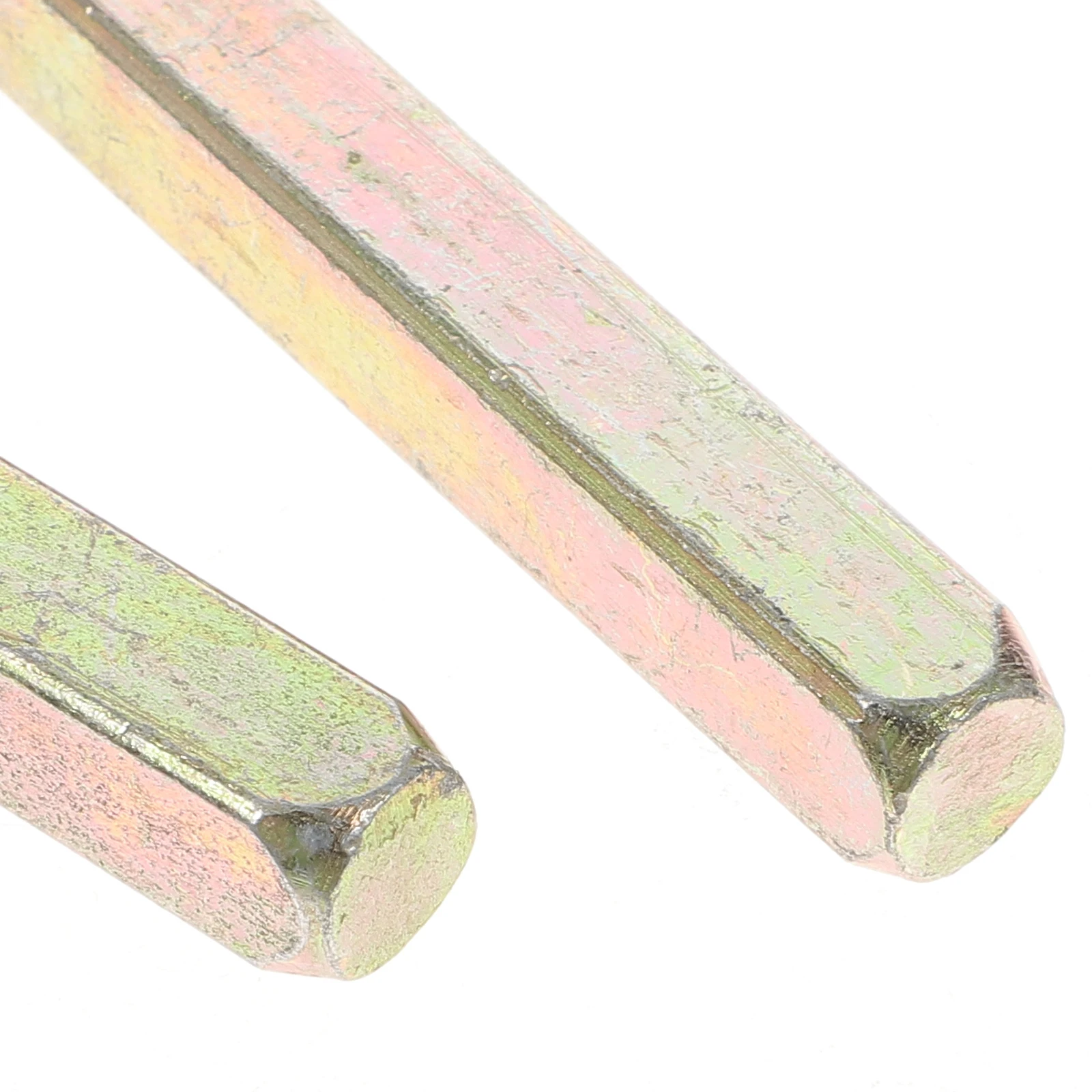 

2pcs Iron Replacement Spindles Chamfered End Easy Installation Strong Torsion Resistance Spare Spindle for