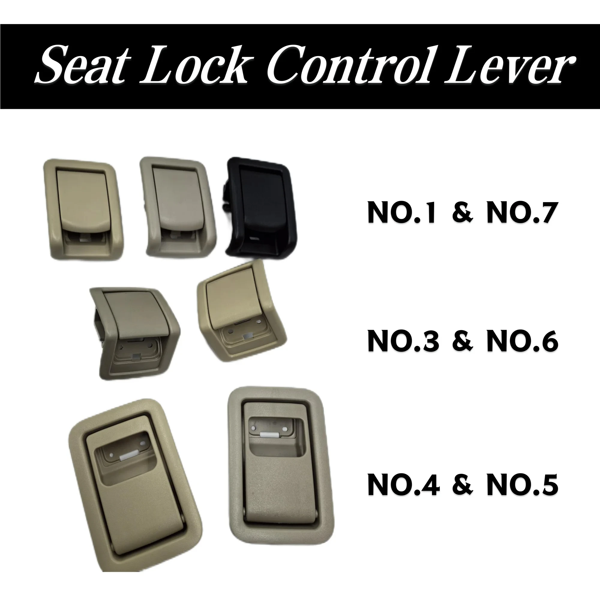 Rear Seat Lock Control Lever for Toyota 4Runner Lexus GX400 GX460 Land Cruiser Prado Adjust backrest handle buckle release latch