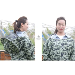 Faltjacke und Schleier-Set, Doppelzipper-Bienenzucht-Tatsache, Anti-Kapulator-Kleidung mit Hut 10 Tatsache der Hauptverkaufsbienenzucht - №3