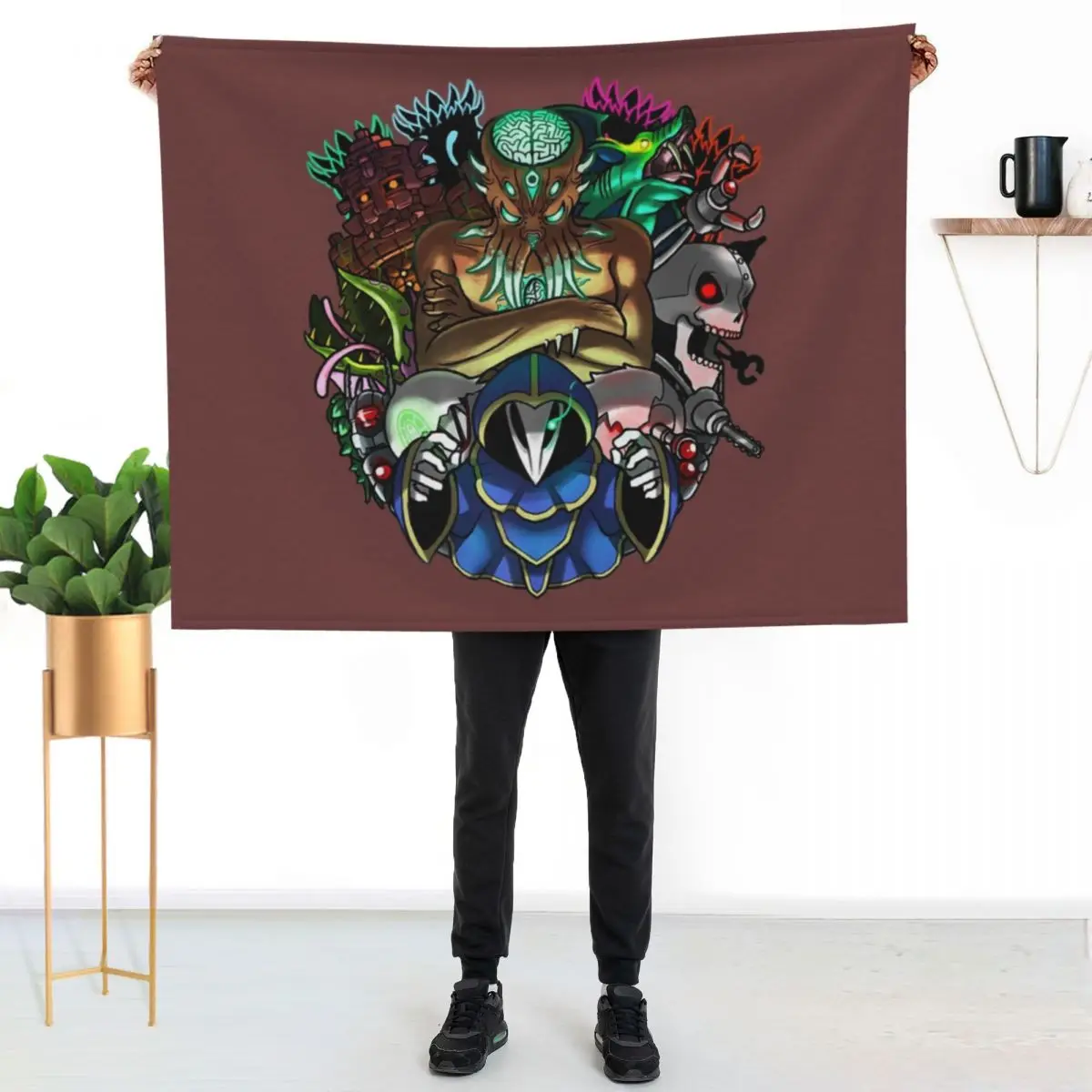 Terraria Boss Rush Hardmode Edition Throw Blanket Summer Hair for sofa Bed covers Thermal Sofa Quilt Blankets