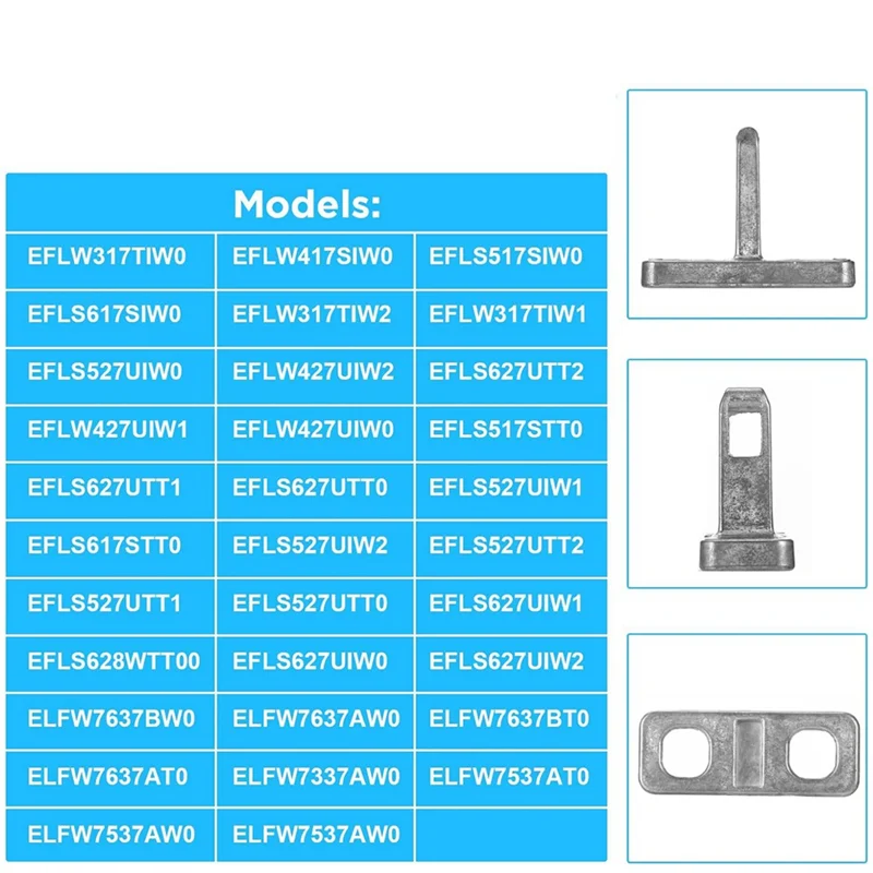 

【НОВИНКА】5304505088 Защелка двери шайбы для деталей и аксессуаров шайбы Electrolux Frigidaire, 5304505088 Ударка двери шайбы (2 шт.)