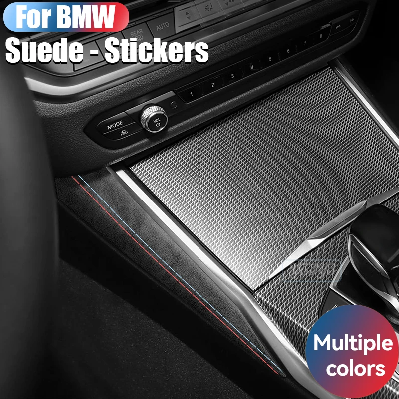 

For BMW 2 3 4 Series Stickers Center Console Panel Side Trim Strips G20 G23 G28 G42 i3 i4 Protective Stickers Car Accessories