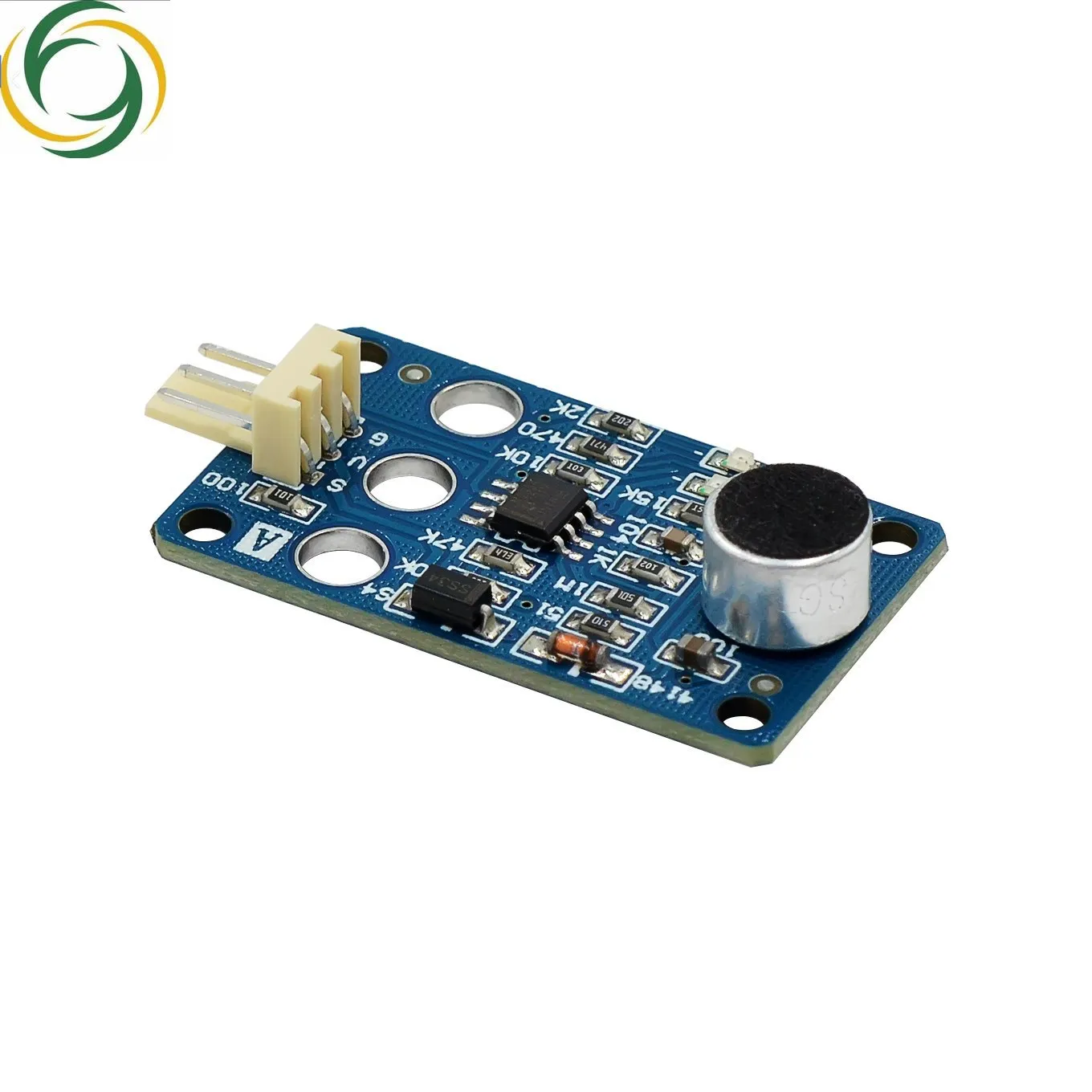 LM2904 modul deteksi intensitas suara, modul mikrofon Sensor kontrol kebisingan deteksi desibel Analog