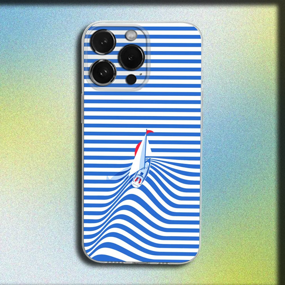 Casing Ponsel Seni David Hockney untuk iPhone 16,15,14,13,12,11 Plus,Pro,Max,XR,XS,X,Plus,SE,Sampul Lembut Transparan Mini