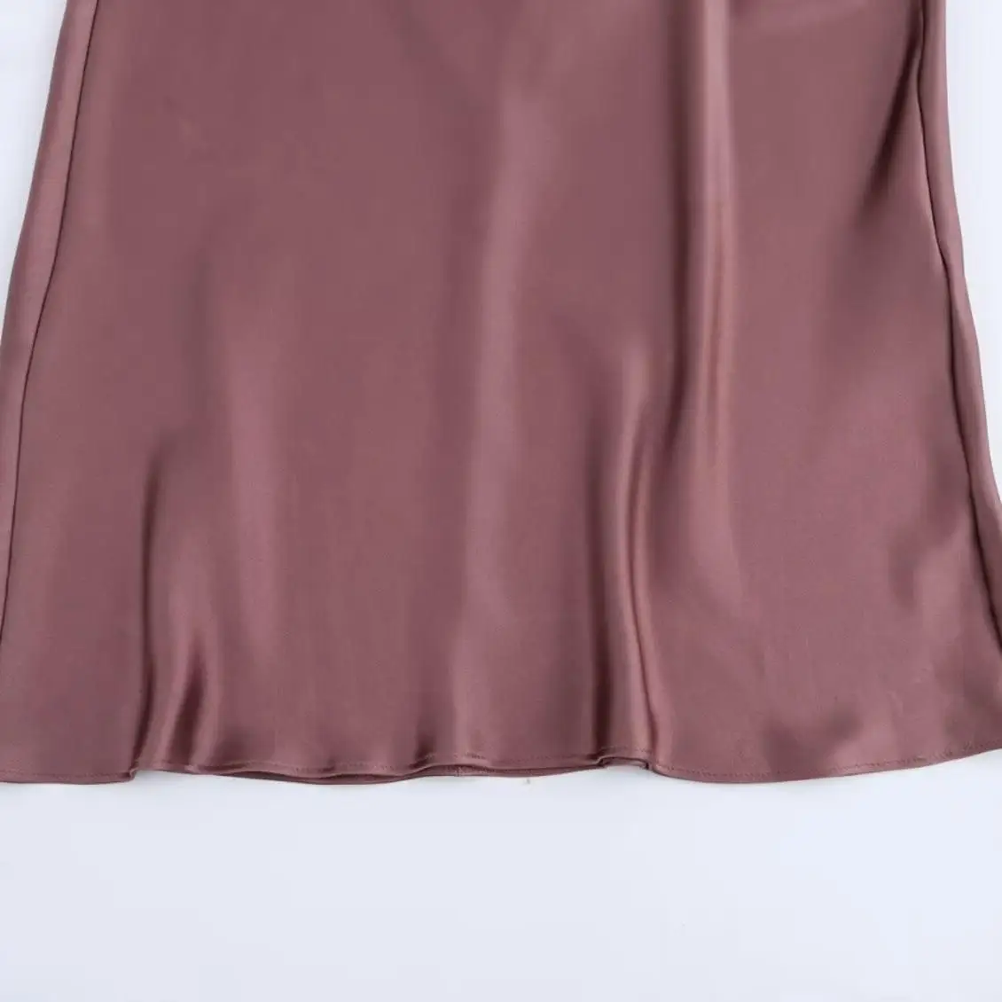 ZBZA Moda Csola de Cetim Vestido F Design E Outono Nova Chegada Sem Mangas Vestido de Fibra de Poliéster Peç...