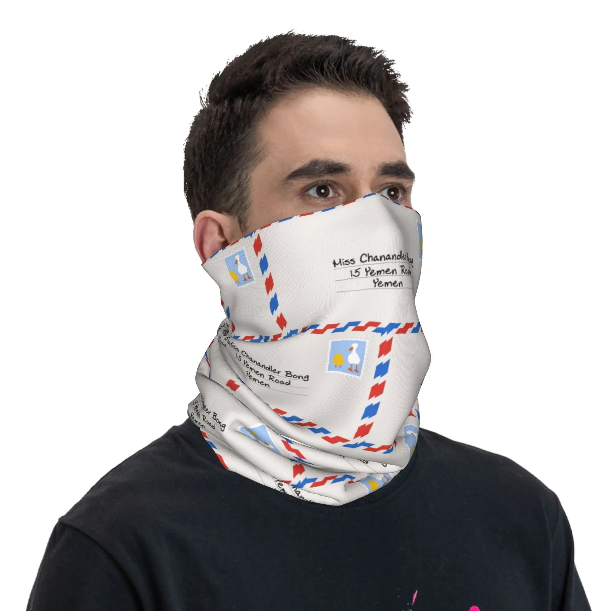 Miss Chanandler Bong Bandana Neck Cover Printed Wrap Mask Scarf Headband Hiking Fishing Unisex Adult Washable